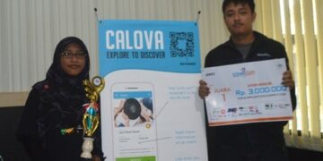 Kembangkan Aplikasi Calova, Tim UGM Juara Kompetisi Teknologi Aplikasi Nasional