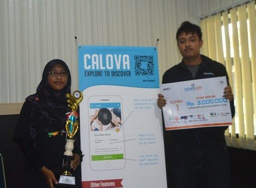 Kembangkan Aplikasi Calova, Tim UGM Juara Kompetisi Teknologi Aplikasi Nasional