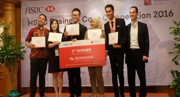 Tim SBM ITB Juara HSBC Business Case Competition 2016