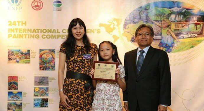 Anak Indonesia Juara Lukis  Lingkungan Hidup Internasional