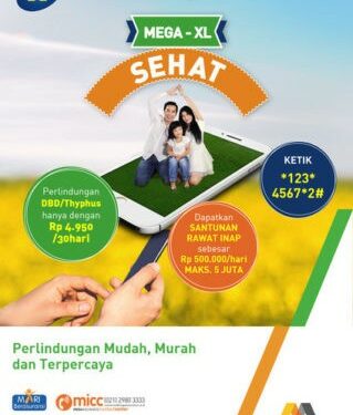 XL dan Asuransi Umum Mega Sediakan Asuransi Untuk DBD dan Tifus