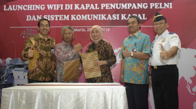 Telkom Sediakan Wifi di Atas Kapal Pelni