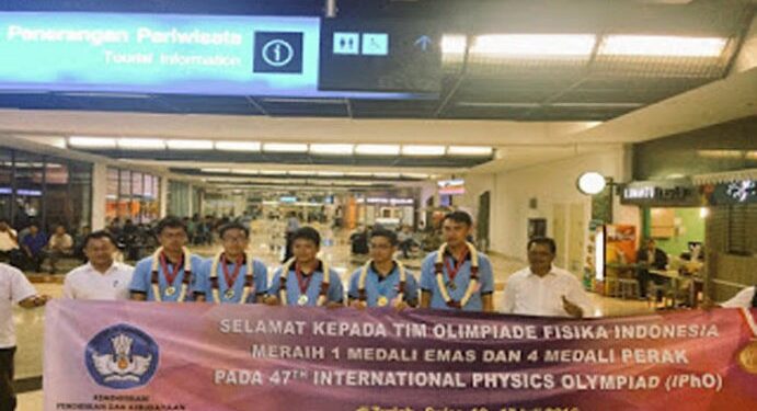 Indonesia Raih Emas Olimpiade Fisika Dunia