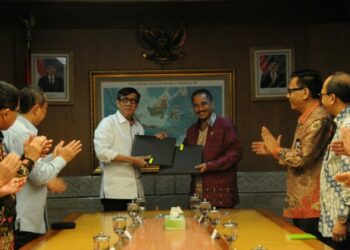 Akselerasi Pembangunan Keparawisataan, Kemenpar dan KemenkumHAM Jalin Kesepakatan