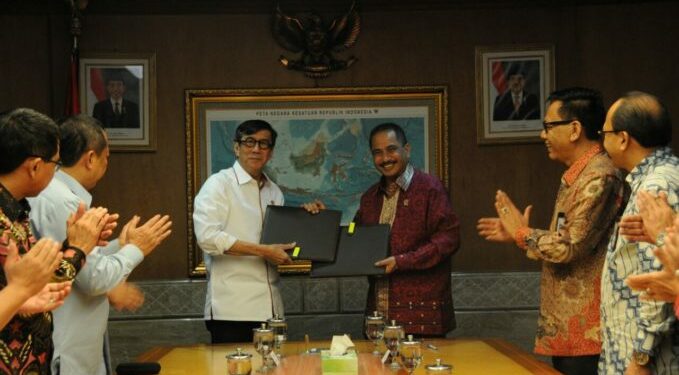 Akselerasi Pembangunan Keparawisataan, Kemenpar dan KemenkumHAM Jalin Kesepakatan