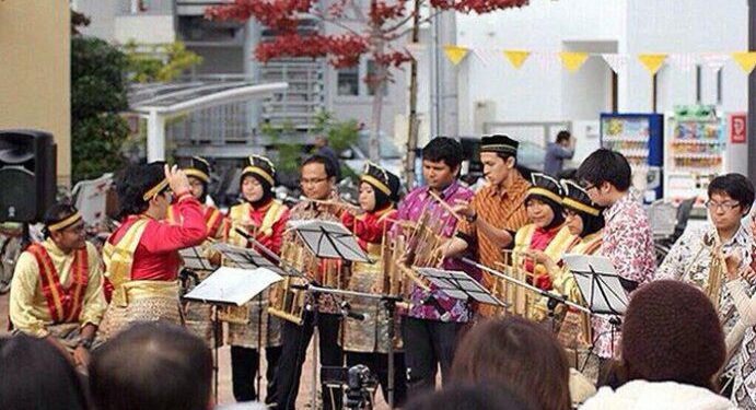 Festival 1.000 Angklung Unjuk Gigi di Osaka