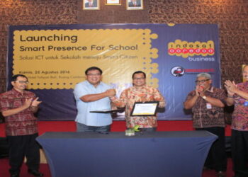 Tingkatkan Kualitas Pendidikan di Bali, Indosat Ooredoo dan Bima Sakti Jalin Kerjasama