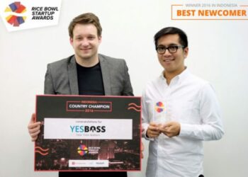 YesBoss Jadi Best Newcomer Pada Rice Bowl Startup Awards 2016