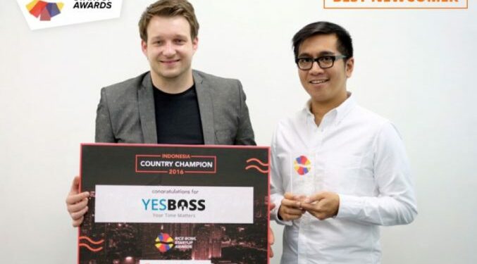 YesBoss Jadi Best Newcomer Pada Rice Bowl Startup Awards 2016