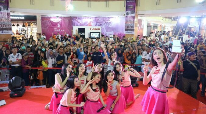 Gandeng Cherrybelle, Canon Gelar Roadshow di Jakarta