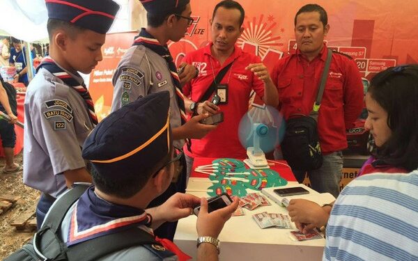 Telkomsel Siagakan 12 BTS di Jambore Nasional X
