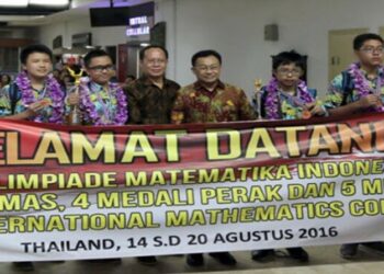 Tim Olimpiade Matematika SMP Indonesia Raih Medali di Thailand