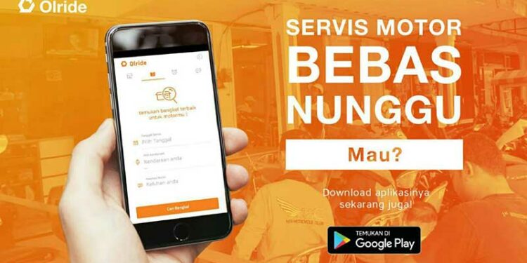 Olride, Aplikasi Bebas Tunggu di Bengkel