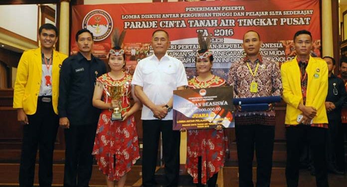 Menhan Gelar Lomba Parade Cinta Tanah Air Tingkat Pusat (PCTA)