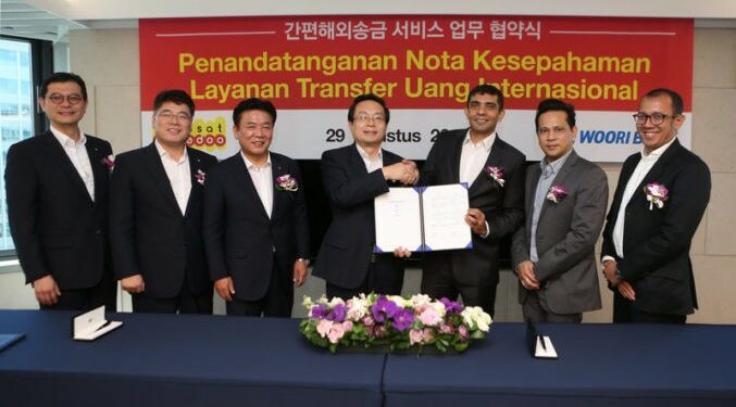 Garap Bisnis Remitansi, Indosat Ooredoo Gandeng Woori Bank