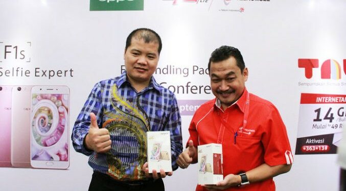 Hadirkan Paket 4G Terbaik di Channel Penjualan Terluas : Bundling OPPO F1s-Telkomsel Sediakan Kuota Data 14 GB