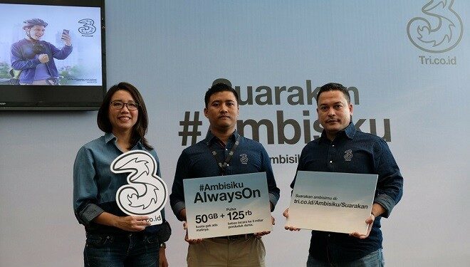 Tri Ajak Anak Muda Indonesia Suarakan Ambisinya