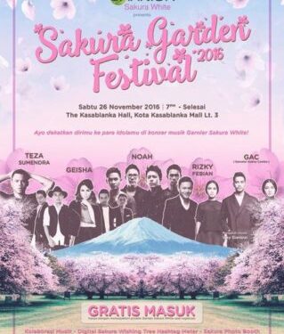 Berduet Dengan Idola di Garnier Sakura Garden Festival