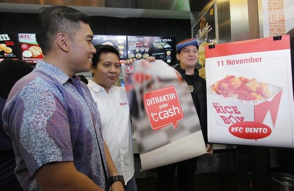 Telkomsel Gandeng KFC Kembangkan Pembayaran Non Tunai
