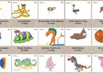20 Gambar Karya Anak Indonesia Terpilih dalam Lomba Menggambar IKEA 2016 Tingkat Dunia