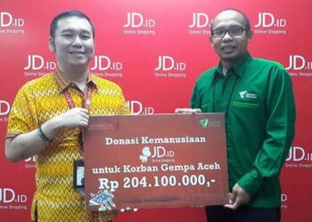 JD.ID Salurkan Bantuan Untuk Korban Gempa Aceh