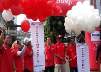 Telkom Catat Rekor Muri Untuk Service 1000 Handphone Gratis