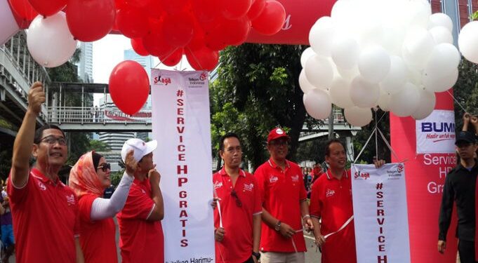 Telkom Catat Rekor Muri Untuk Service 1000 Handphone Gratis
