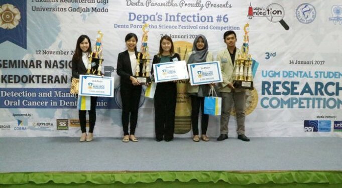 Berkat Sisik Ikan, UGM Juara Dental Student Research Competition 2017