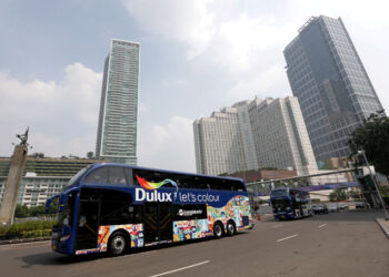 AkzoNobel Hadirkan Bis Tingkat Untuk Dukung Pariwisata Jakarta