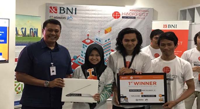 Juara BNI Hackfest 2017 dari Malang dan Makassar
