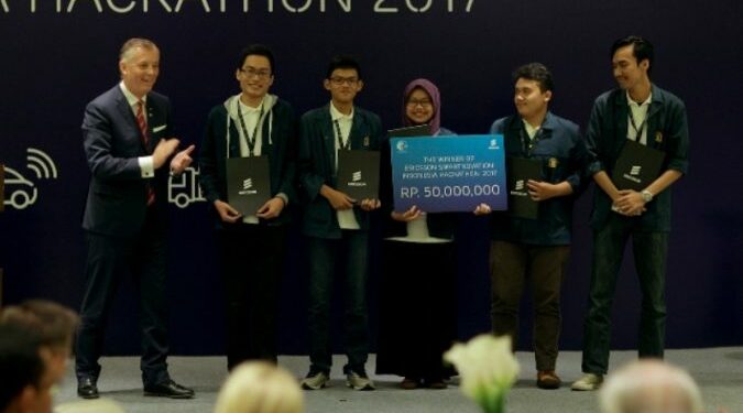Melalui Solusi Layanan Transportasi, Tim ITB Menangkan Ericsson Smartnovation Indonesia Hackathon 2017