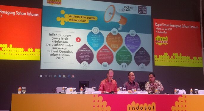 Kwartal Pertama 2017 Pendapatan Indosat Ooredoo Meningkat