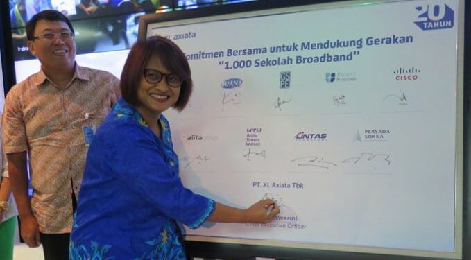 1.000 Sekolah Bakal Tersambung Internet dari XL