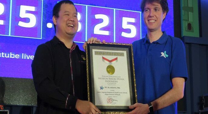 Tingkatkan Kualitas Layanan, XL Raih Rekor Muri