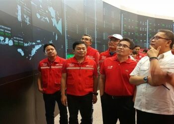 Berita Foto: Menkominfo Periksa Kesiapan Jaringan dan Layanan TelkomGroup
