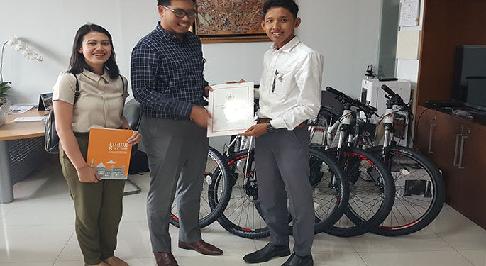 Ruangguru.com Bagikan Sepeda Presiden Lewat Kuis Pancasila