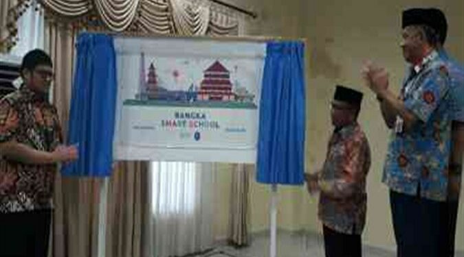 Pemkab Bangka dan Ruangguru Luncurkan Bangka Smart School
