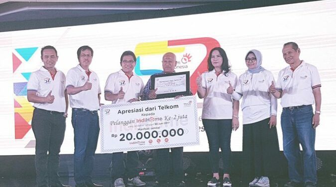 Pelanggan IndiHome ke – 2 Juta dari Sorong