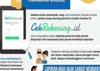 Cek dan Laporkan Rekening Penipuan di Situs Cekrekening.id