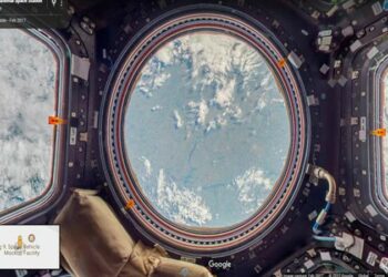 Intip Stasiun Luar Angkasa Internasional via Google Maps