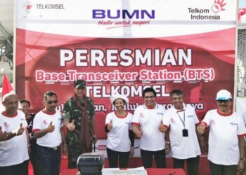 Telkomsel Layani Masyarakat Pulau Liran