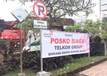 TelkomGroup Siapkan Layanan Komunikasi Antisipasi  Letusan Gunung Agung