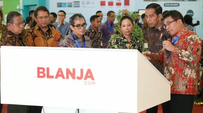 Kunjungan Presiden RI ke Booth TelkomGroup – IBD EXPO 2017