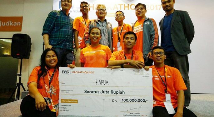 Tim Papua Pemenang FWD Hackathon 2017