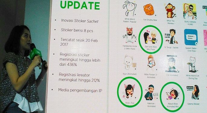 Pasar Bagi Kreator Stiker LINE Kini Mendunia