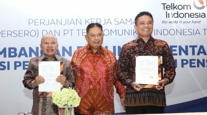 TelkomGroup dan Taspen Sepakati Pengembangan dan Implementasi Digitalisasi Pelayanan Pembayaran Pensiun