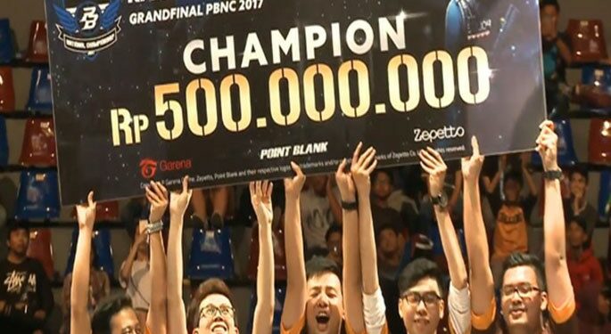 Tim Indonesia Juarai Point Blank International Championship 2017