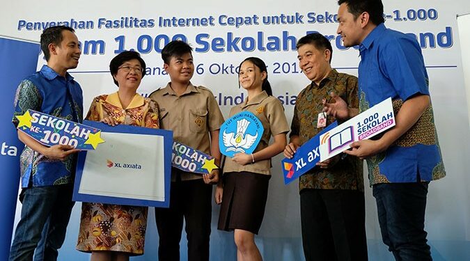 XL Axiata Tuntaskan Program 1.000 Sekolah Broadband Di Manado