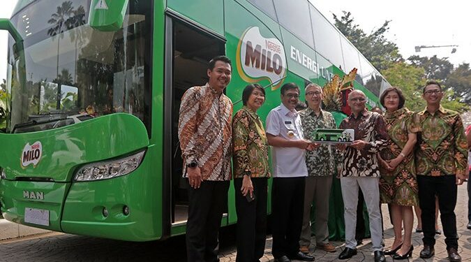 Nestle Beri Bus Tingkat Pariwisata Untuk TransJakarta