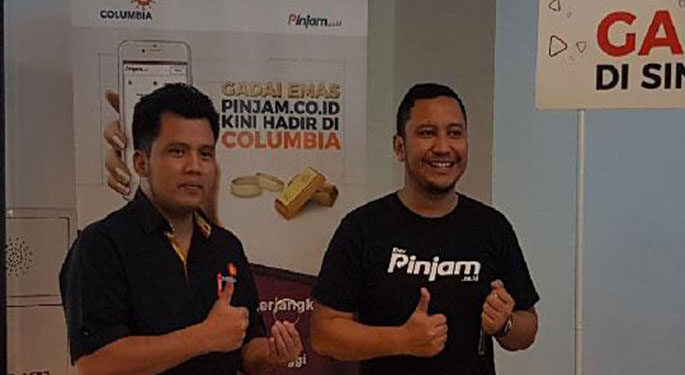 Pinjam.co.id Gandeng Columbia Untuk Layanan Gadai Emas Online